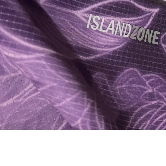 Tommy Bahama‎ Island Zone Coast Luminescent Purple Leaf Print Shirt 1XLB Big New - Picture 8 of 13